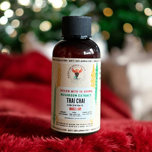 2oz Travel Thai Chai Tea Concentrate — Rising For People Coffee, Reno NV — image 2