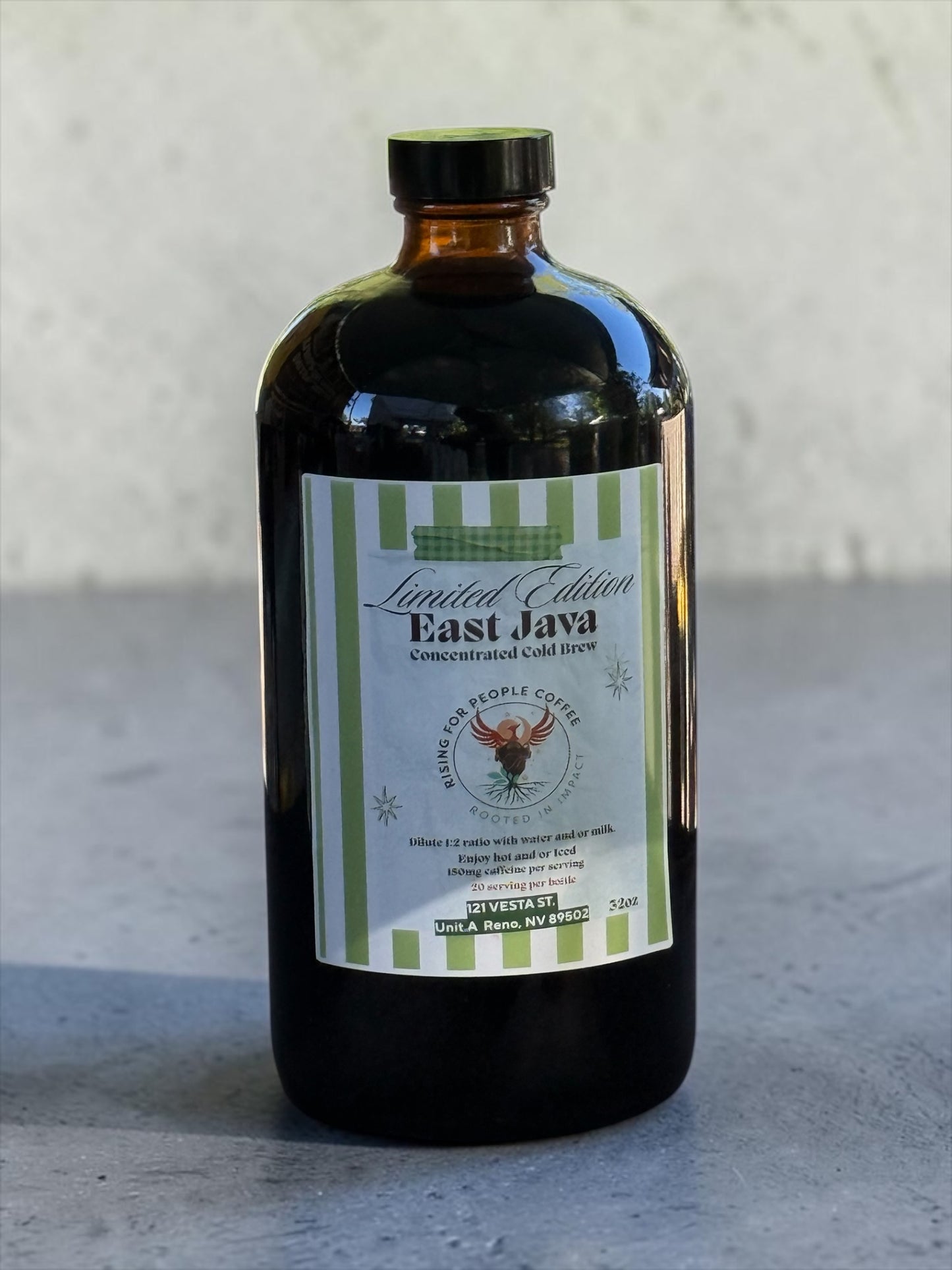 32oz Specialty East Java Cold Brew Coffee Concentrate