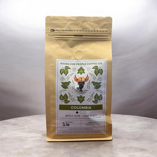 Colombia Coffee- Light Roast ( Women Co-Op) — light roast — Rising For People Coffee, Reno NV