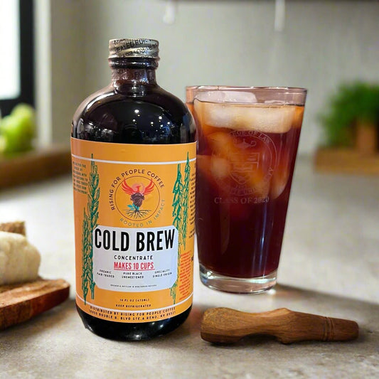 Original Concentrated Cold Brew Coffee — medium-dark roast — Rising For People Coffee, Reno NV — image 2