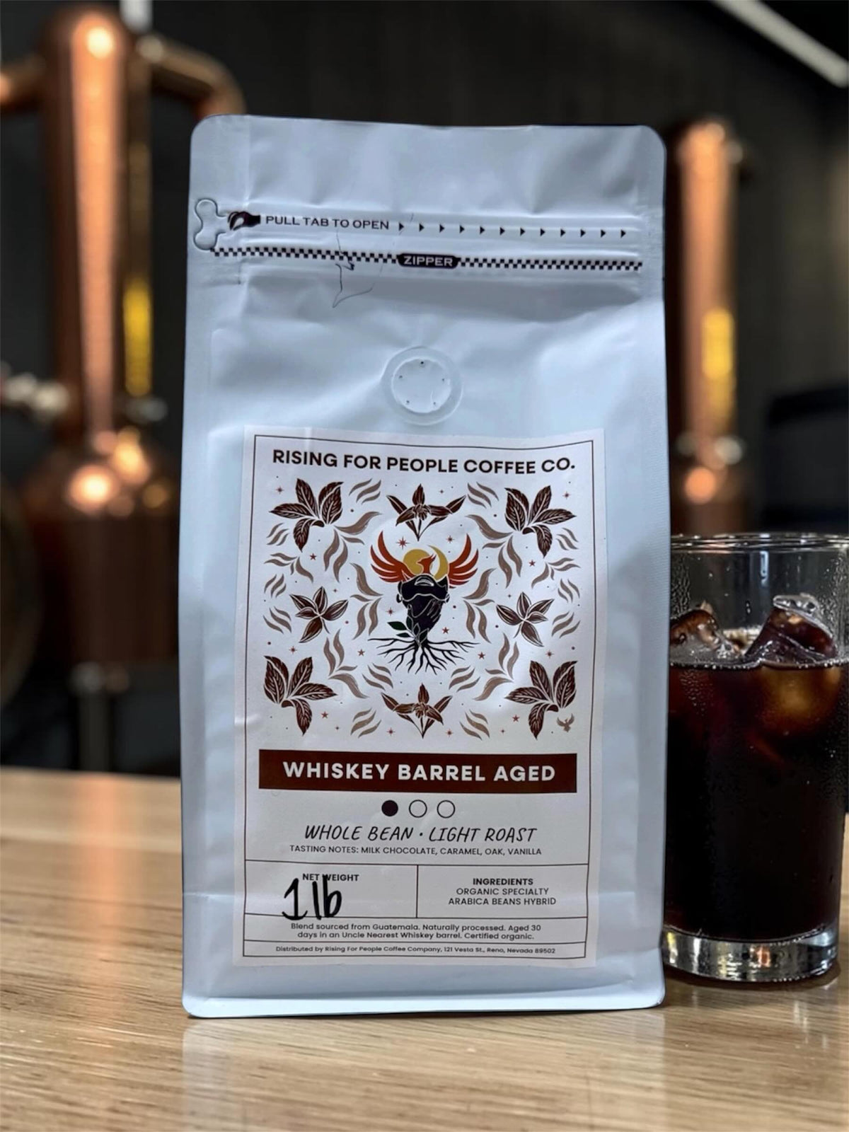 Im Whiskyfass gereifte Kaffeebohnen