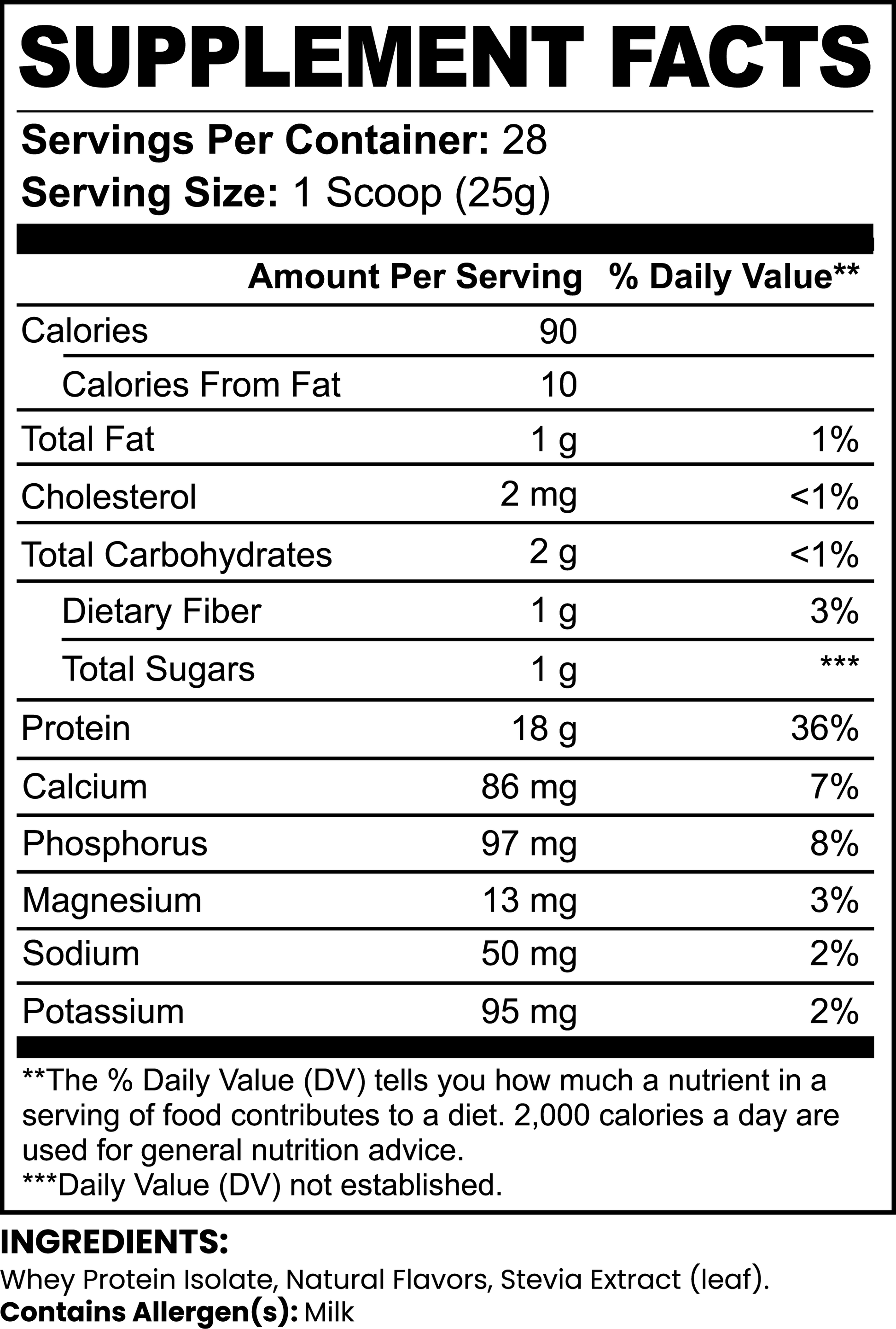 Pure3 100% Whey Protein Isolate (Chocolate) — Rising For People Coffee, Reno NV — image 5