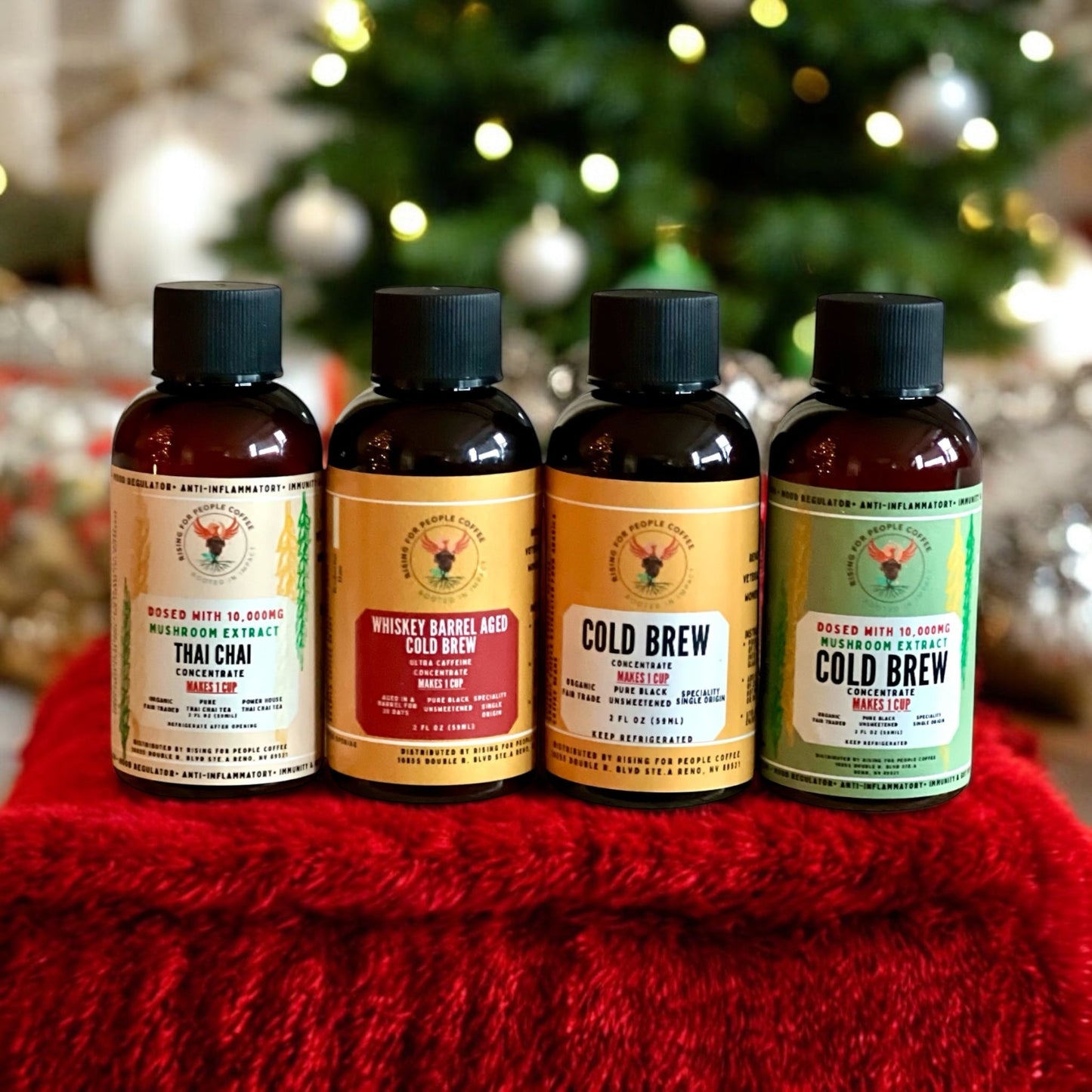 2oz Travel Cold Brew & Thai Chai Concentrate Set of 4 — Rising For People Coffee, Reno NV — image 8