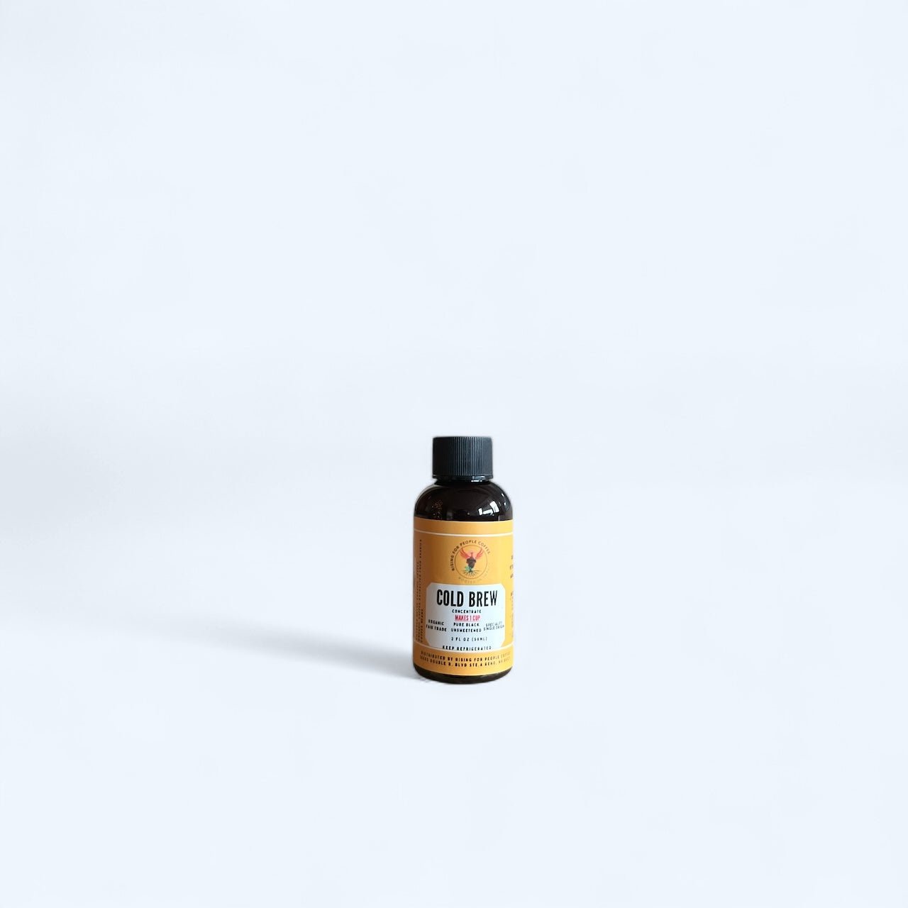 2oz Travel Original Cold Brew Concentrate Coffee — dark roast — Rising For People Coffee, Reno NV — image 5