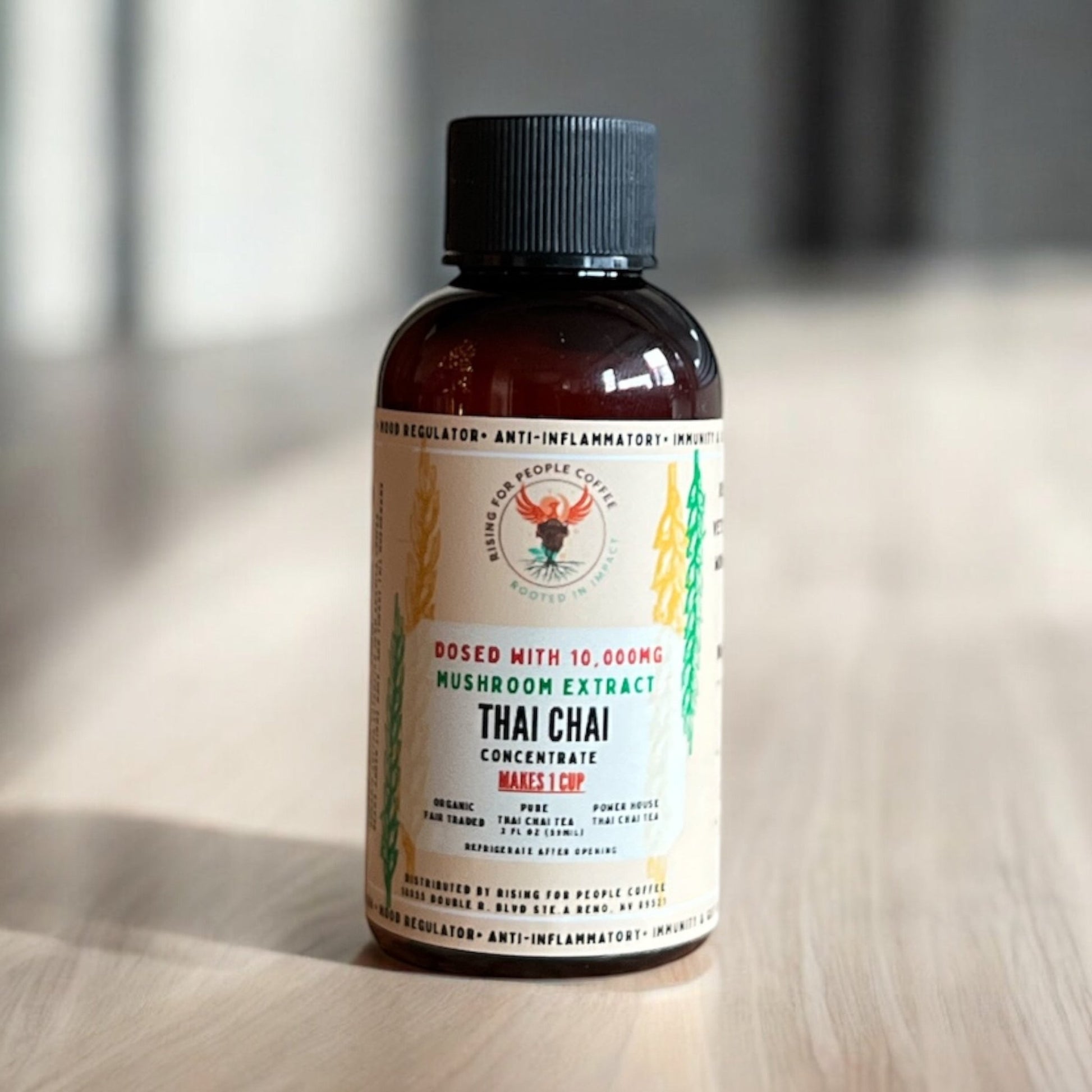 2oz Travel Thai Chai Tea Concentrate — Rising For People Coffee, Reno NV