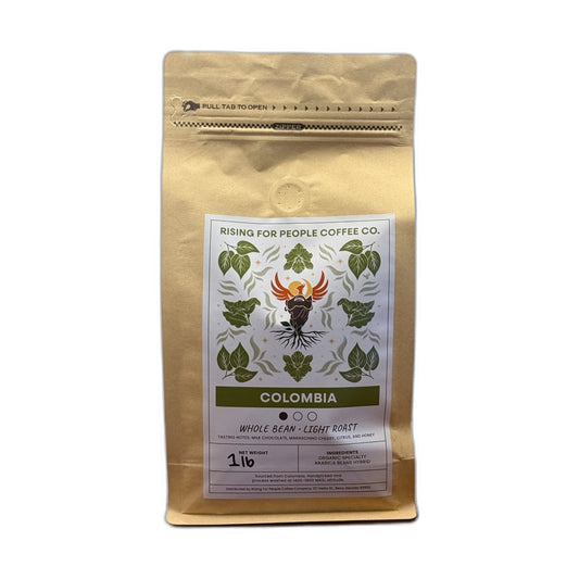 Colombia Coffee Light Roast ( Women Co Op) — Whole Bean Coff