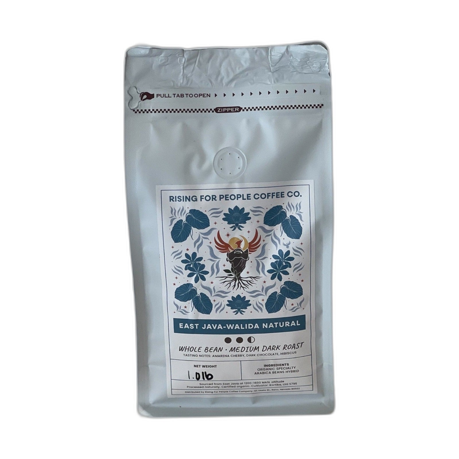 East Java Konang Springs Natural — Medium-Dark Roast Whole B