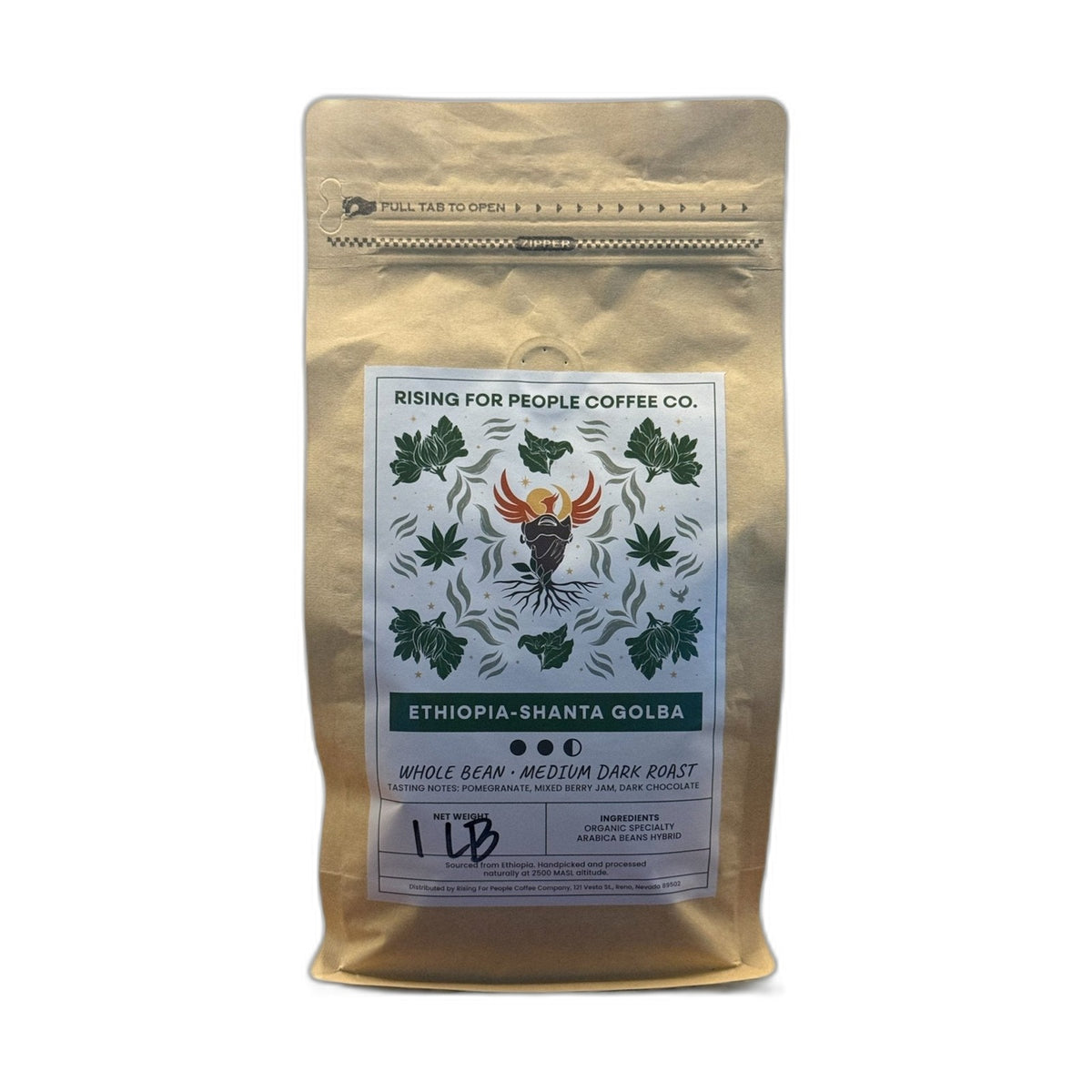 Ethiopia Shanta Golba Coffee Medium Dark — Medium-Dark Roast
