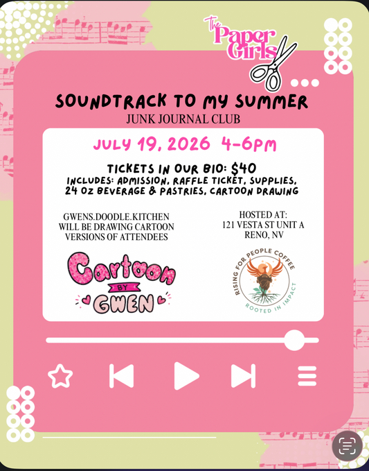July 19th (4-6pm) Paper Girls NV x Rising For People Coffee: Cowboy Crafts