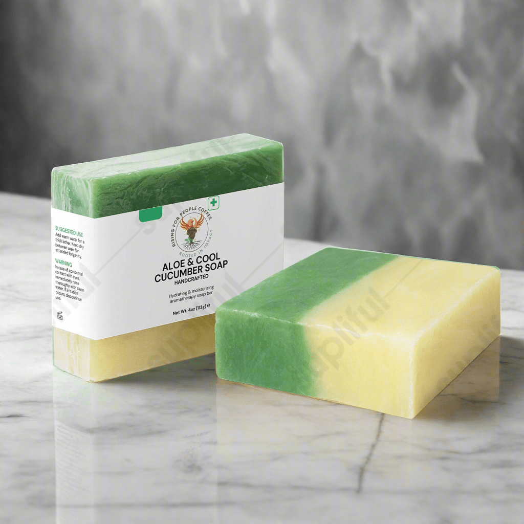 Aloe & Cool Cucumber Soap — Rising For People Coffee, Reno NV