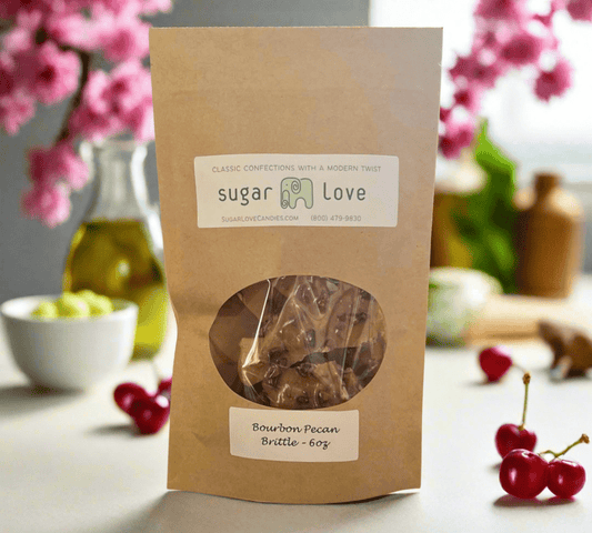 Bourbon Pecan Brittle- Sugar love — Rising For People Coffee, Reno NV