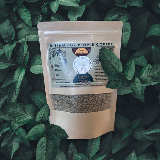 Ethiopia Natural- Green Coffee Beans — Rising For People Coffee, Reno NV