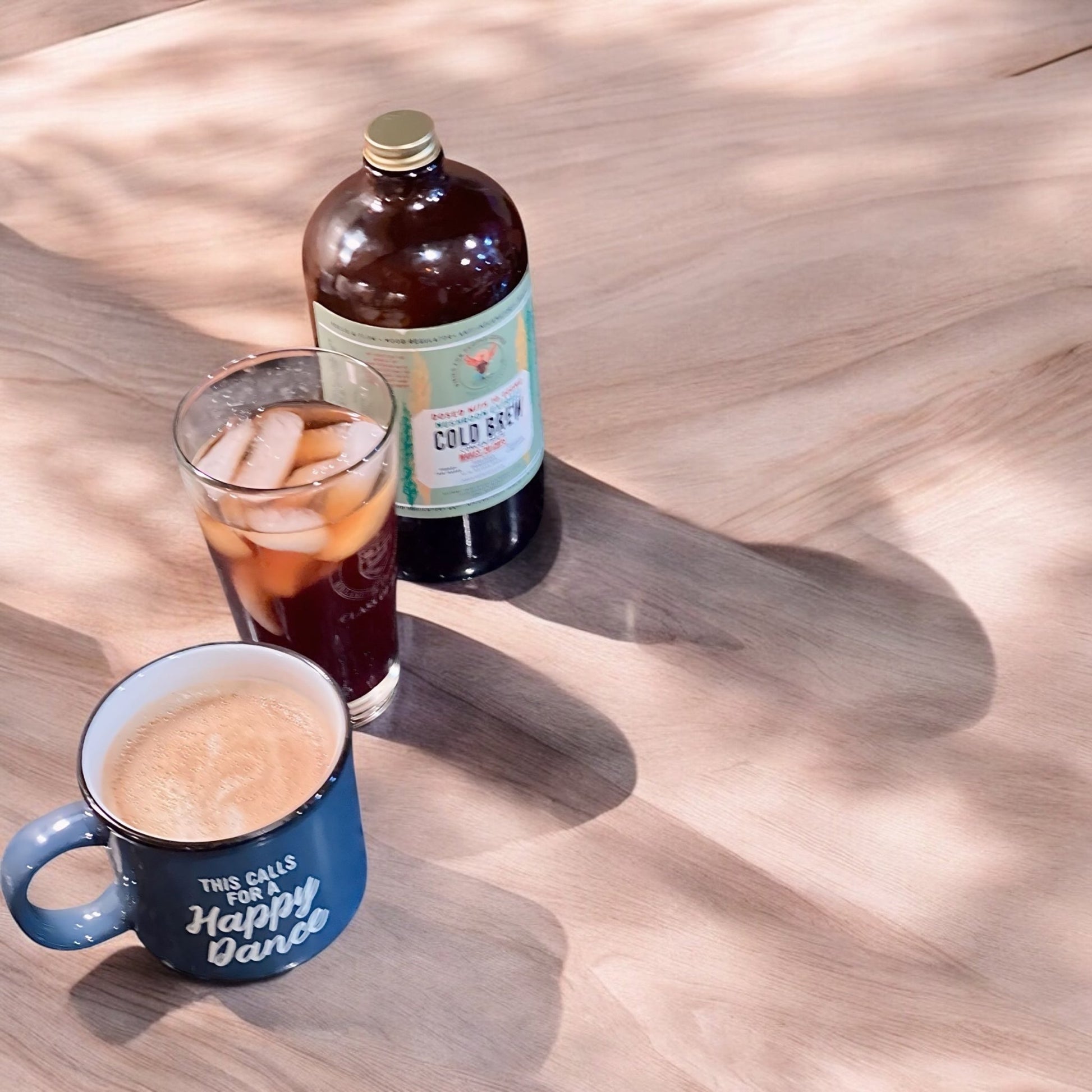 Functional Mushroom Cold Brew Concentrate — medium roast — Rising For People Coffee, Reno NV — image 5