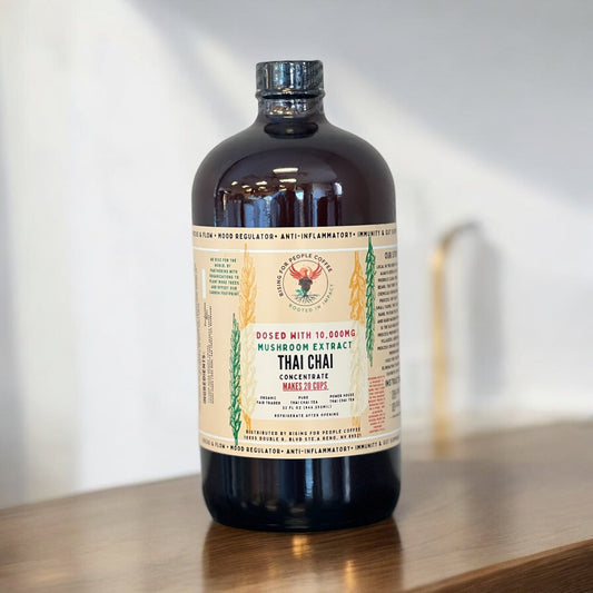 Mushroom Thai Chai Tea Concentrate — Rising For People Coffee, Reno NV — image 2