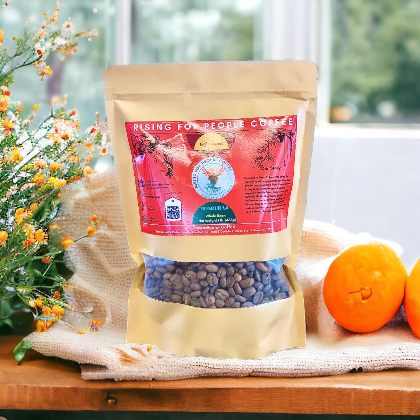 Honduras - Rising For People Coffee Co.CoffeeRising For People Coffee Co.Rising For People Coffee Co.197644282531Rising for People Coffee bag—Organic Honduras light roast coffee