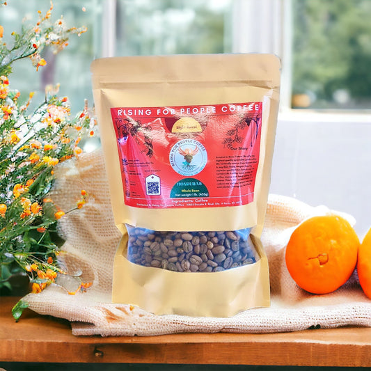 Honduras - Rising For People Coffee Co.CoffeeRising For People Coffee Co.Rising For People Coffee Co.197644282531Rising for People Coffee bag—Organic Honduras light roast coffee
