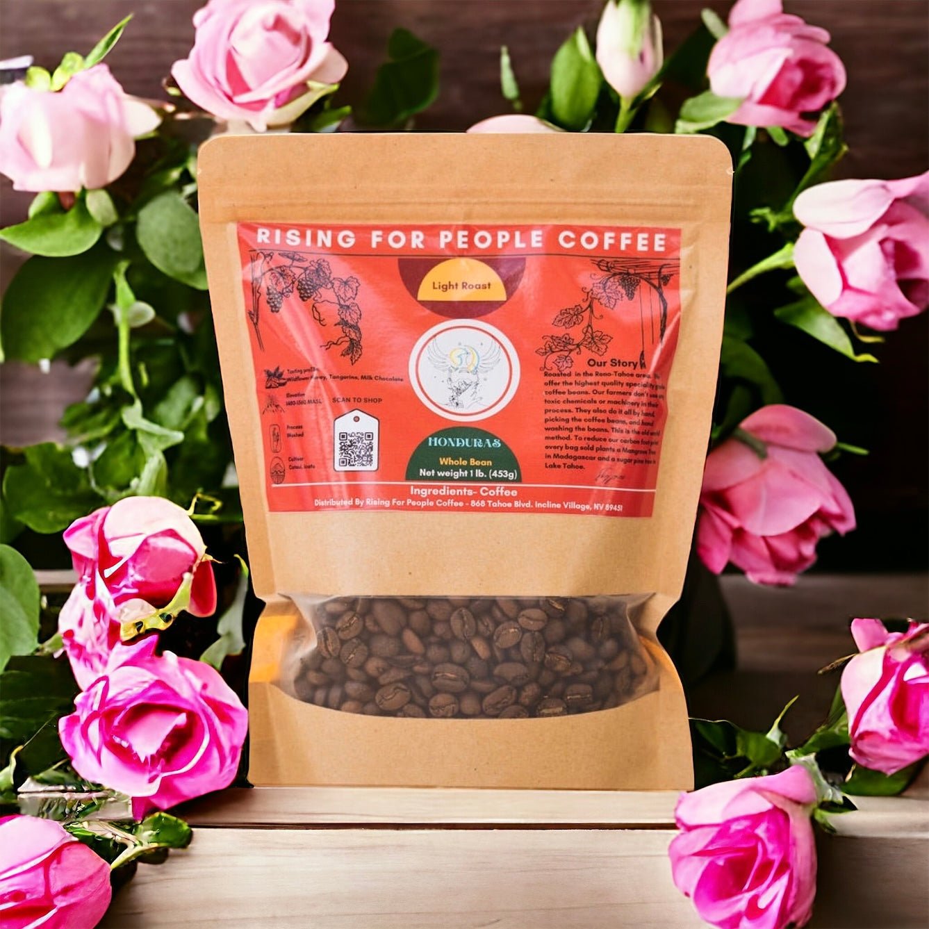 Honduras - Rising For People Coffee Co.CoffeeRising For People Coffee Co.Rising For People Coffee Co.197644282531Rising for People Coffee bag—Organic Honduras light roast coffee