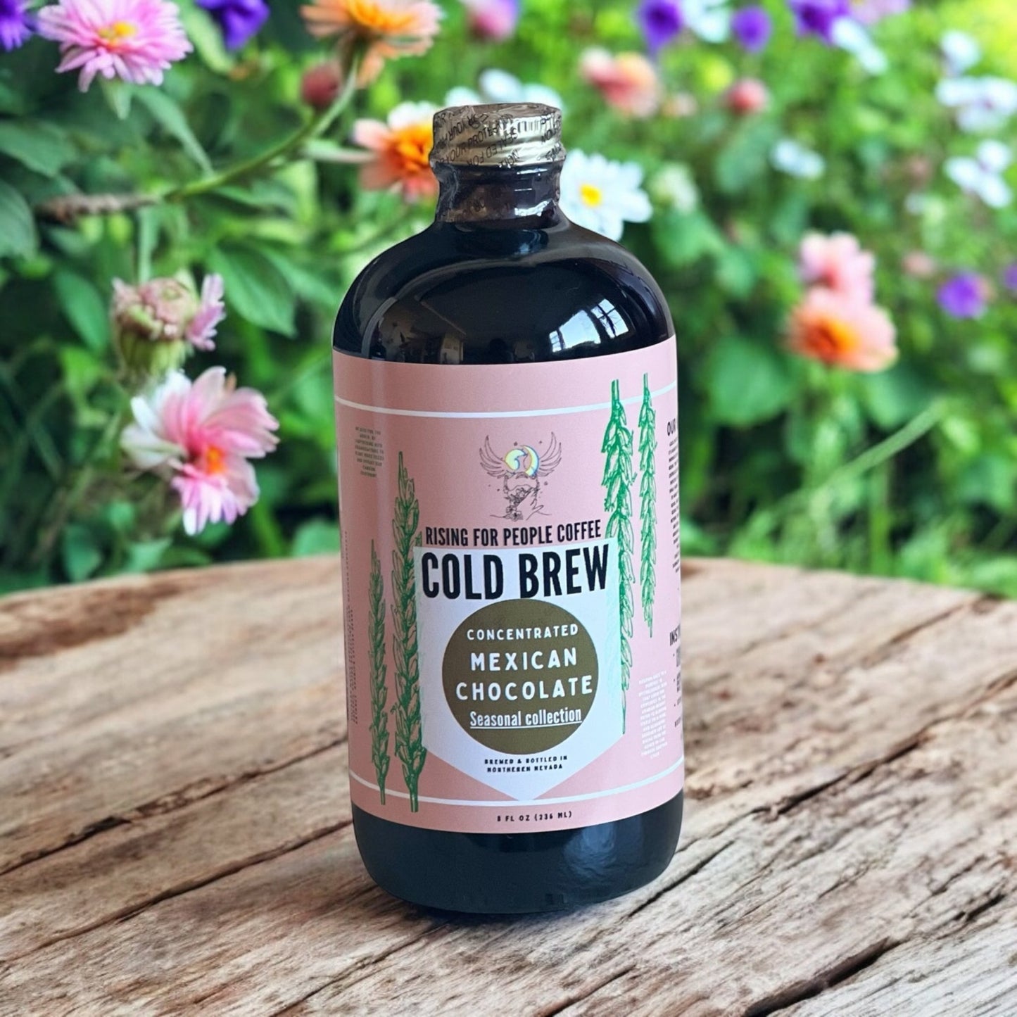 Limited Edition - Mexican Chocolate Cold Brew Concentrate Coffee — light roast — Rising For People Coffee, Reno NV — image 9