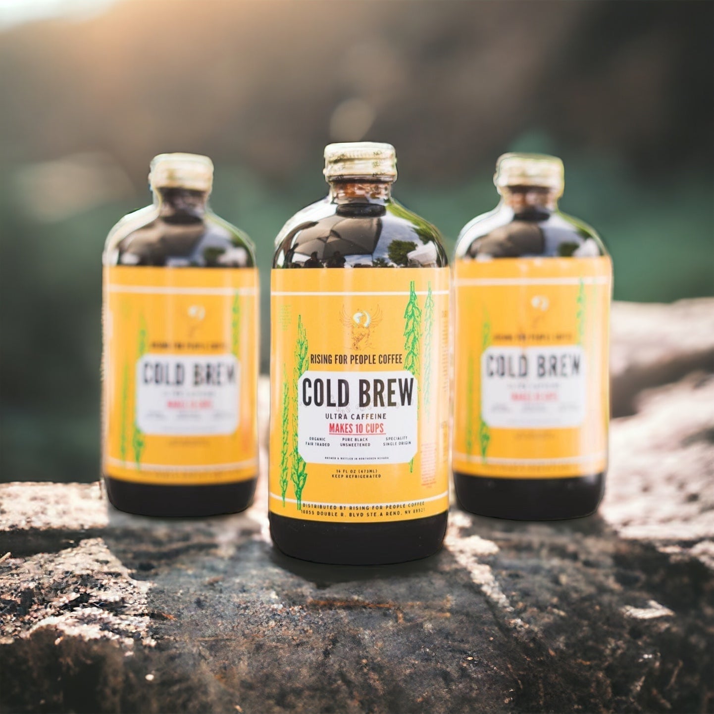 Original Concentrated Cold Brew Coffee — medium-dark roast — Rising For People Coffee, Reno NV — image 8