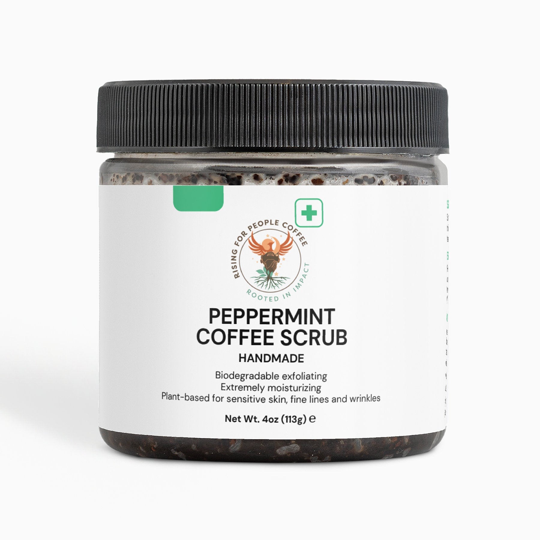 Peppermint Coffee Scrub — Rising For People Coffee, Reno NV — image 2