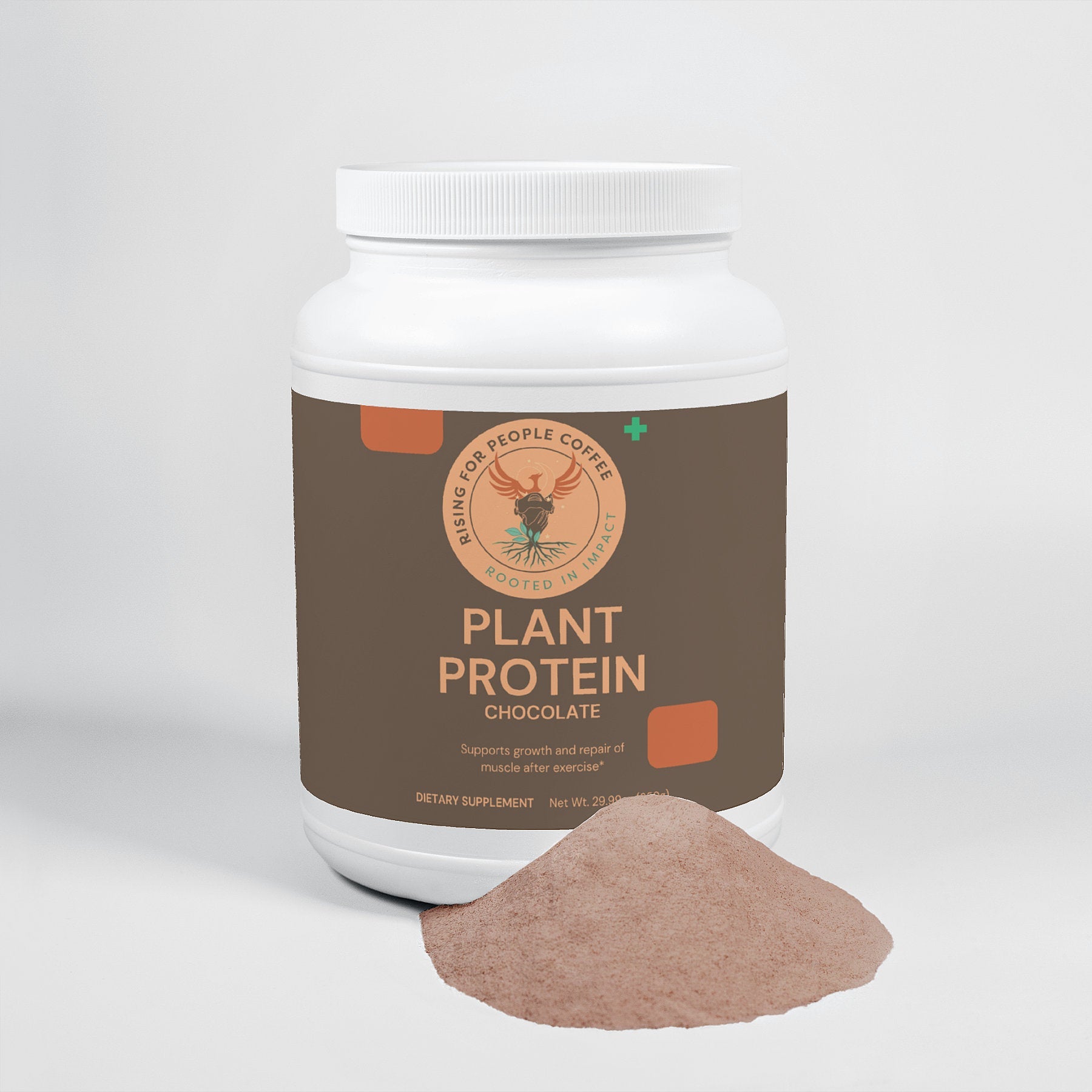 Plant Protein (Chocolate) — Rising For People Coffee, Reno NV — image 5