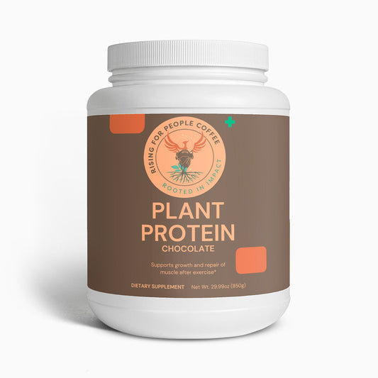 Plant Protein (Chocolate) — Rising For People Coffee, Reno NV — image 2