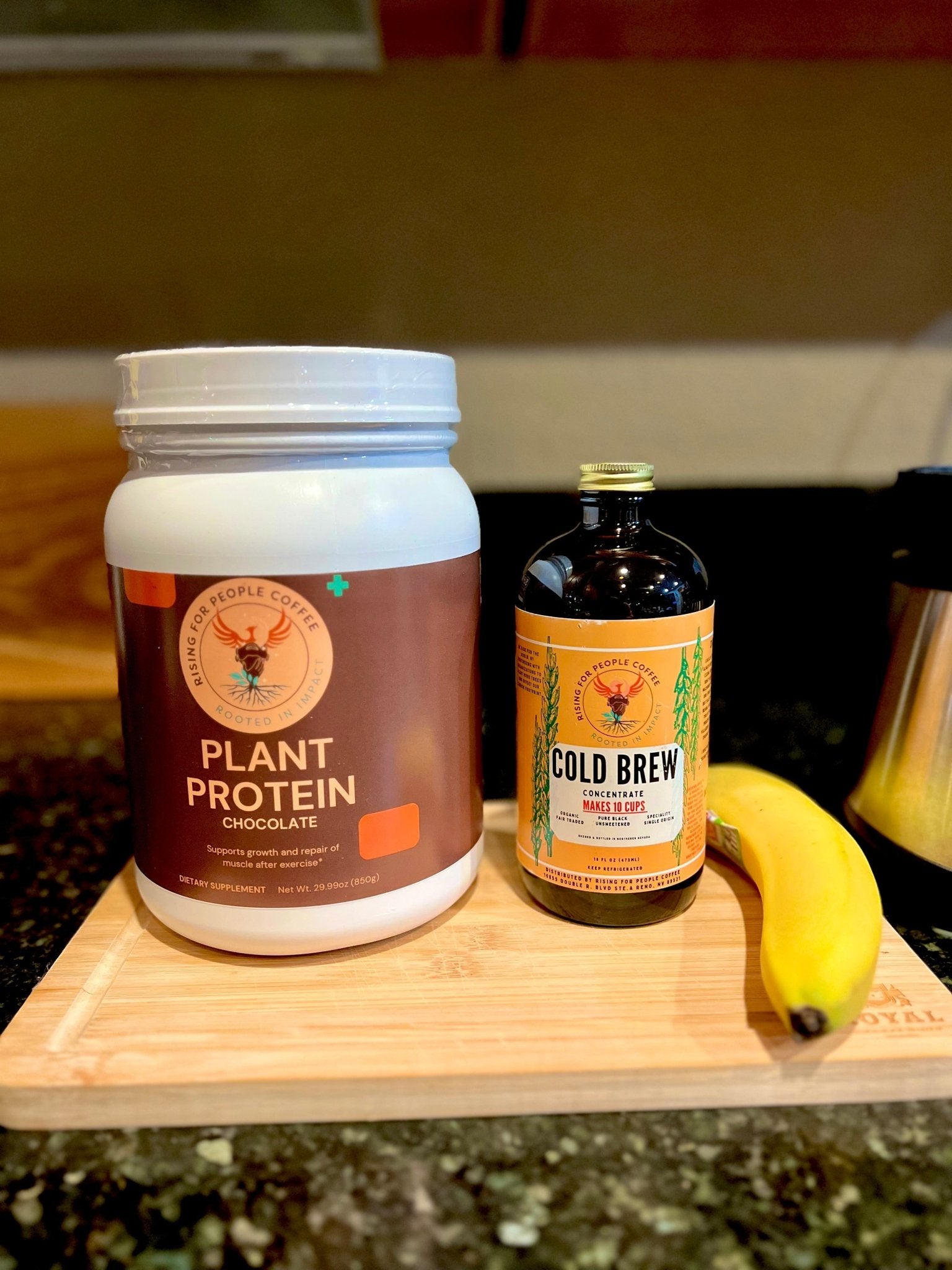 Plant Protein (Chocolate) — Rising For People Coffee, Reno NV — image 7