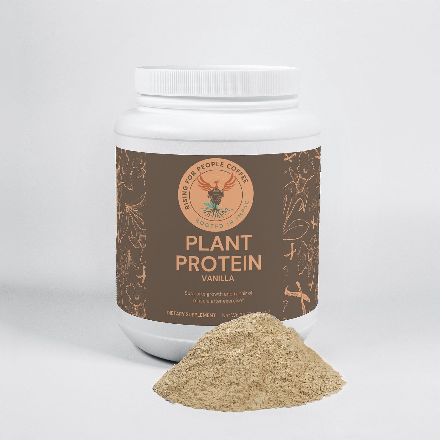 Plant Protein (Vanilla) — Rising For People Coffee, Reno NV — image 3