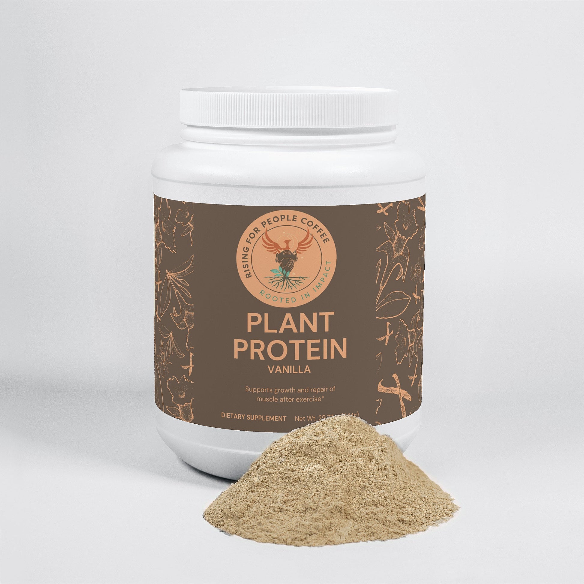Plant Protein (Vanilla) — Rising For People Coffee, Reno NV — image 3