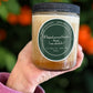Whipped Caramel Bourbon Honey 8 oz jar — local Sierra honey